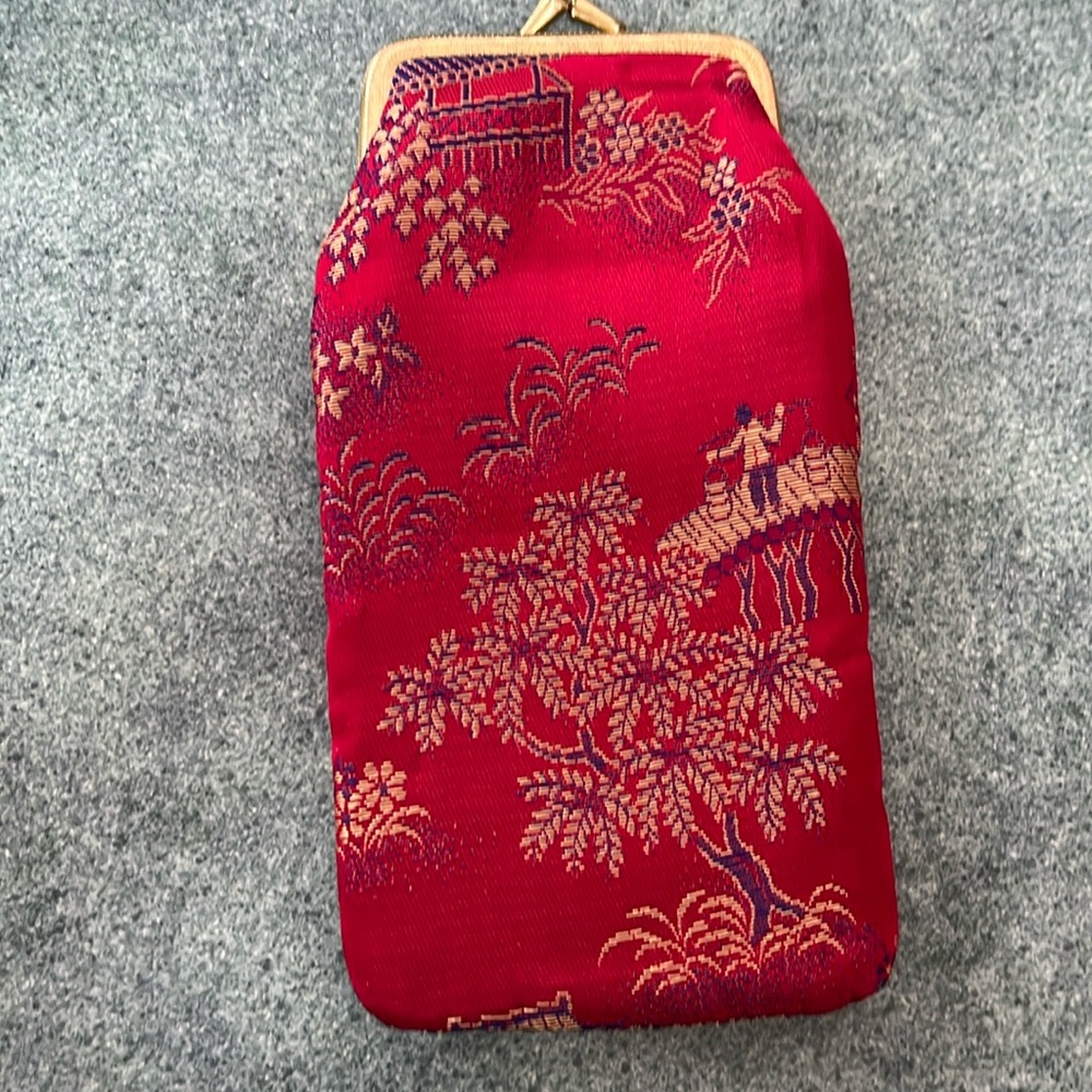 Asian Satin Glasses Case